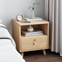 床头柜北欧实木卧室简易床边小柜子储物柜简约现代迷你床头收纳柜