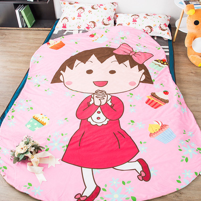 卡通小丸子夏天异形仿真夏凉被幼儿园小被子可水洗办公室小毯
