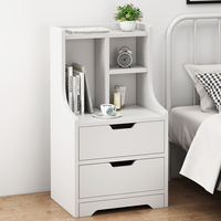 北欧床头柜置物架现代简约卧室多功能经济型简易床边收纳小柜子