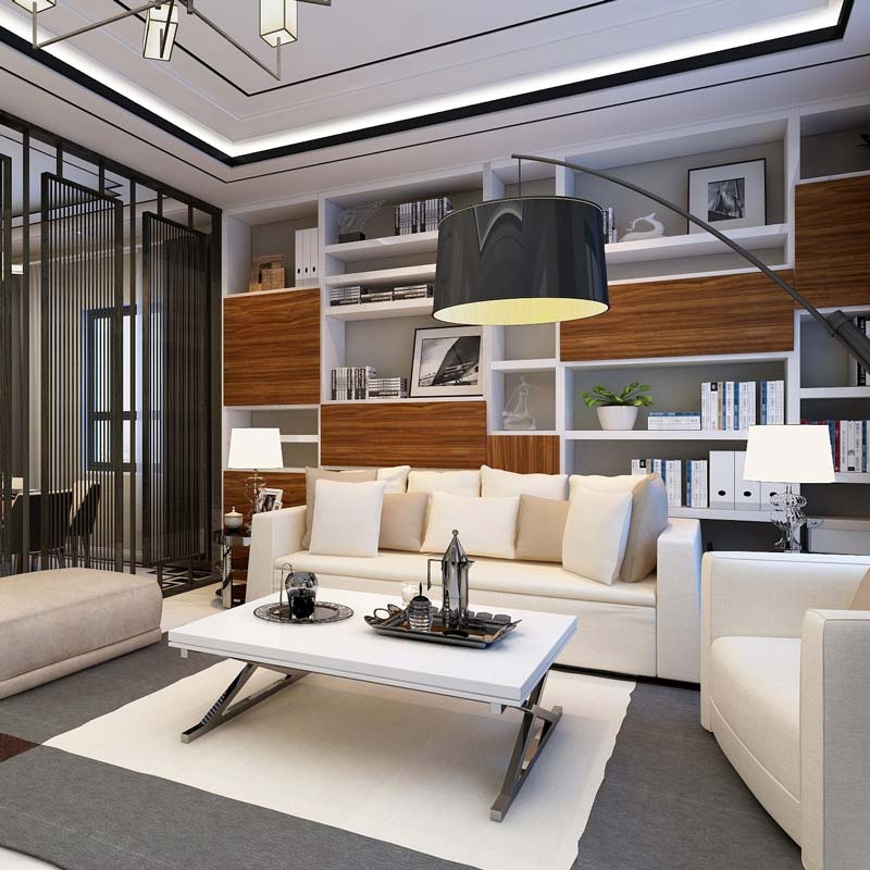 天津市富力新城320平米高端别墅室内装饰装修设计效果图